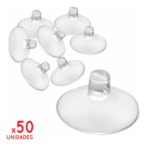 50 Sopapa N°25 Ventosa Transparente Chupete 1