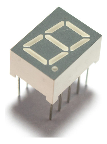 5 Display 7 Segmento 0.39 Catodo Comun Rojo Brillo 12.8x9.8 0