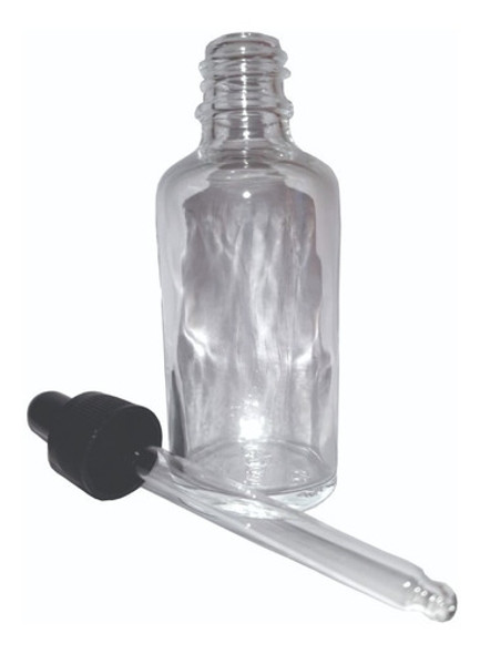 Frasco De Vidrio Transparente 100ml Con Cuenta Gota Packx30 0 Frasco De Vidrio Transparente 100ml Con Cuenta Gota Packx30 0