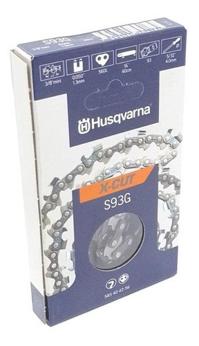 Loop Corrente 16 3/8 1,3mm 28d Motosserra 125 Husqvarna 0