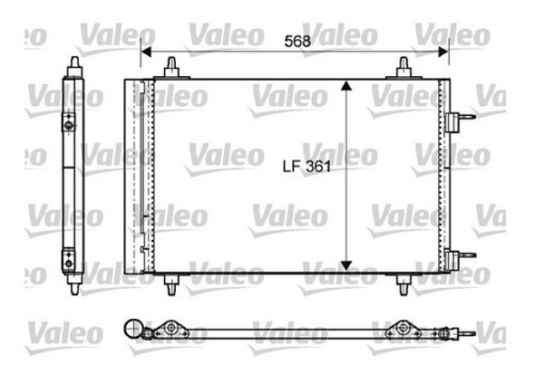 Radiador Aire Acondicionado Berlingo/partner B9/c-4/307 1