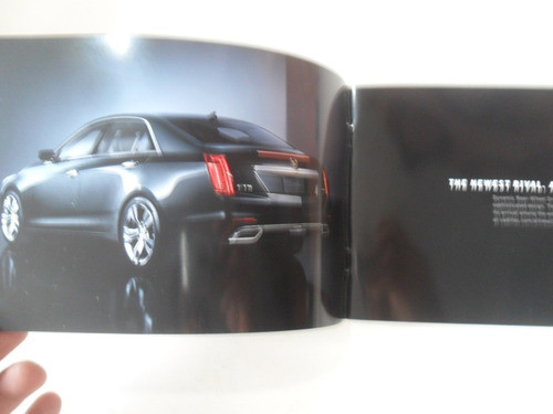 Folleto Cadillac 2013 Cts Catalogo Antiguo No Manual Auto 1