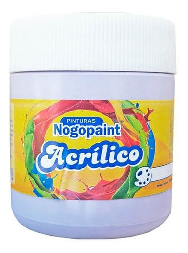 Acrilico Artistico 200cc Negro Nogopaint 0