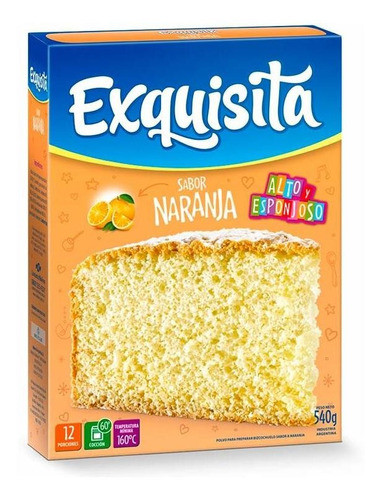 Pack X 3 Unid Bizcochos  Naranja 540 Gr Exquisita Bizcochue 0
