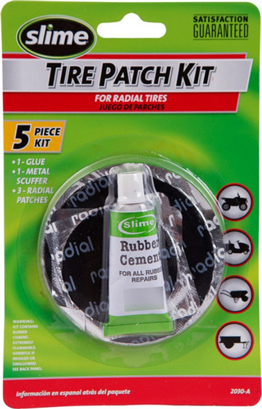 Kit Parches P/cubierta Moto Bicicleta 5/piezas Slime 2030-a 0