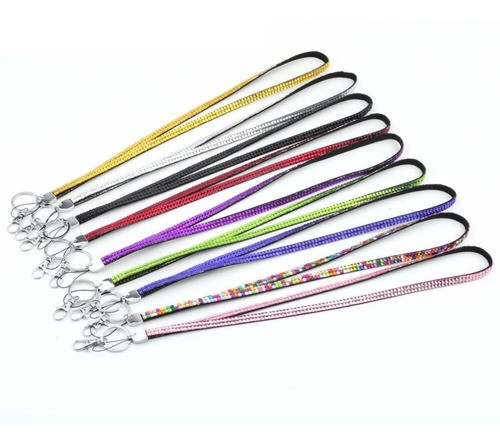 Cordão De Pescoço Chaveiro Cristal 1
