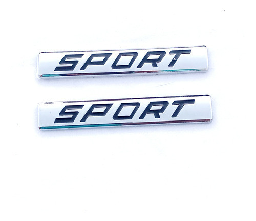 Par Emblemas Insignias Sport Para Lateral Metálica 0
