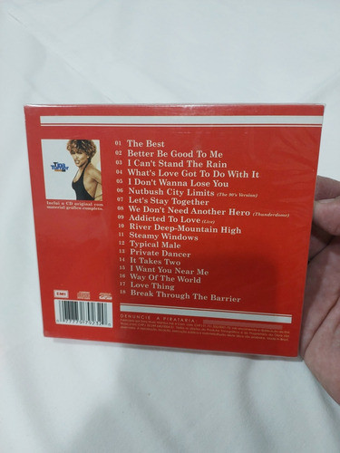 Cd Tina Turner Simply The Best Limited Edition Lacrado Raro 1