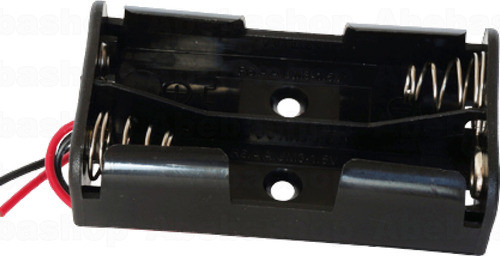 Portapilas 2x Aa Apilamiento De Pilas 1 X 2 0