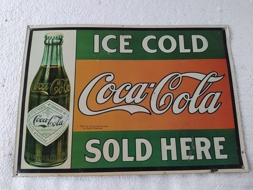Cartel De Chapa Estilo Vintage De Coca Cola 1