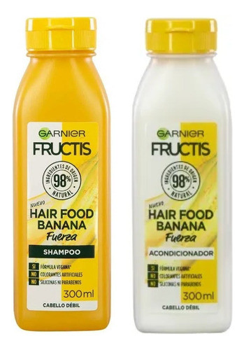 Garnier Fructis Hair Food Banana  Set  Shampo+acond 300ml 0