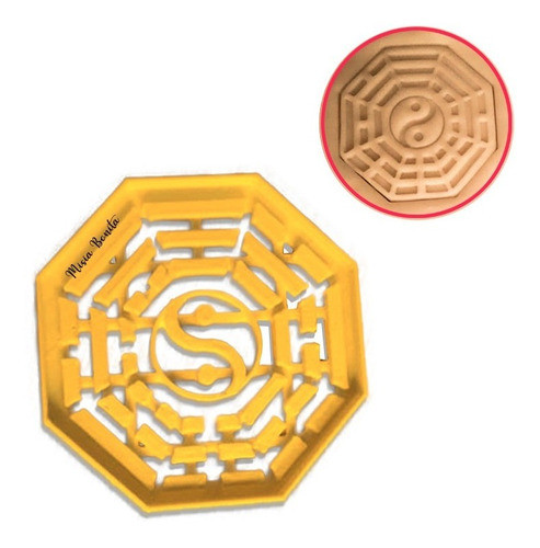 Pakua Cortante Molde Galleta Masas Secuencia Cielo Bagua 0