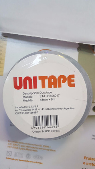 Cinta Multiproposito Duct Tape X 9 Metros Unitape Colores 1