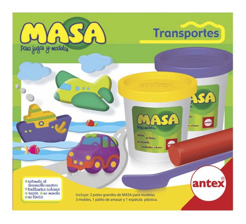 Masas De Transporte Con Accesorios, Moldes, Potes, Espatula 0