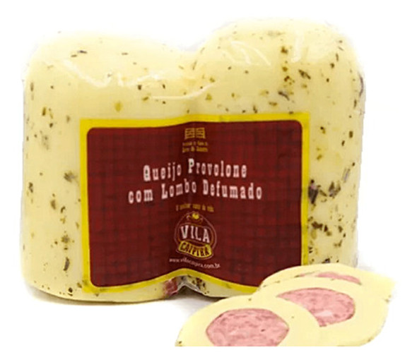 Queijo Provolone Temperado Recheado Com Lombo Defumado 60... 0