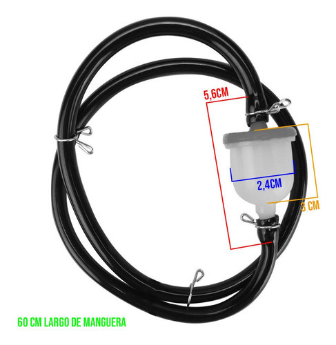 Filtro Nafta Chico Universal Moto Apto Hasta 300cc - Tech 1