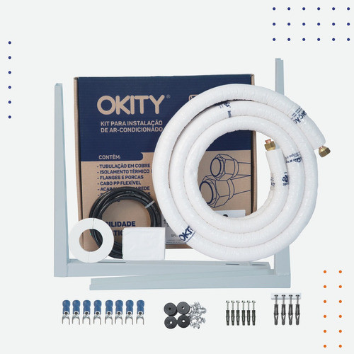 Kit Instalação Ar-condicionado 10000 Btu 3/7 Split Invert. 1