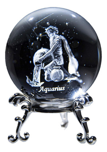Esfera De Cristal Laser 3d De 60mm, Pisapapeles, Acuario 0