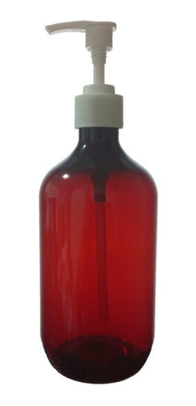 Botella De Pet Ambar 500ml Con Cremera (pack X 20) 0