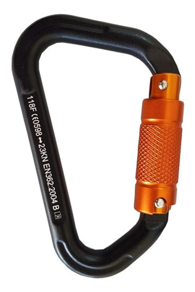 Mosquetón Hms De Aluminio Automático Triple Traba 0