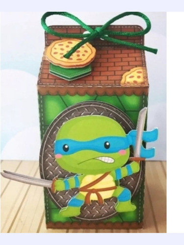 43 Cajitas Milk Box De Las Tortugas Ninja 1