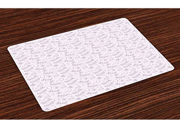 Juego De 4 Manteles Individuales Lunarable Masquerade, Disfr 0