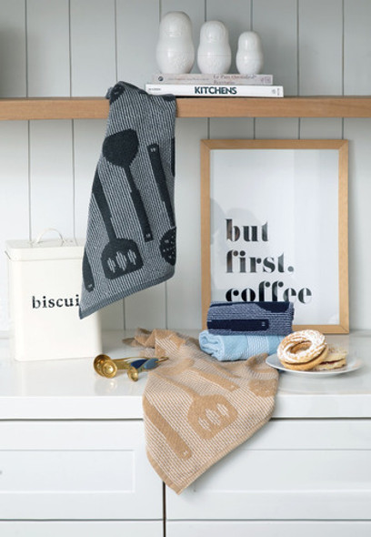 Pack X 2 Repasador Cocina 100% Algodón Waffle Jacquard Jeanc 0