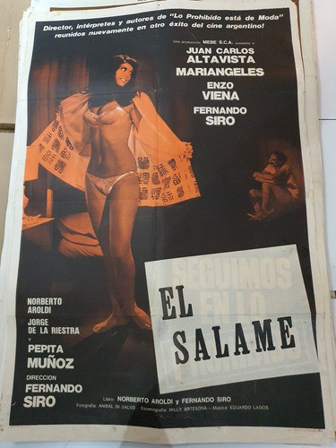 Afiche De Cine Original 1579- El Salame-j C Altavista 0