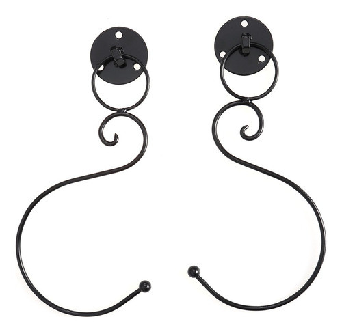 Vorcool 1 Par De Ganchos Decorativos De Pared Estilo Europeo 0
