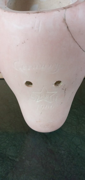 Cabeza De Muñeca Antigua Porcelana 1