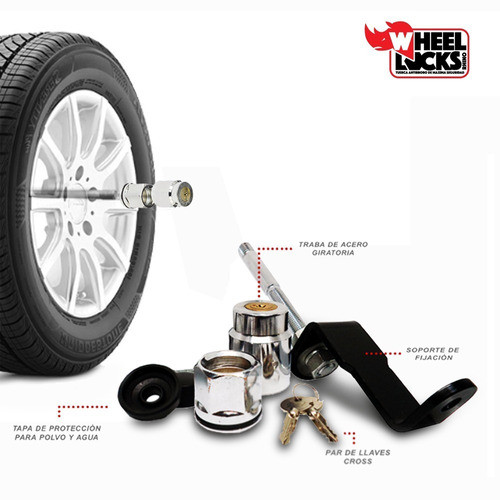 Kit Seguridad Antirrobo Rueda De Auxilio Fiat Toro Amato 1