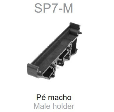 Suporte Pci Din35-32 Espaçador 5mm - Sp7-e05 Pacote 5 Peças 1