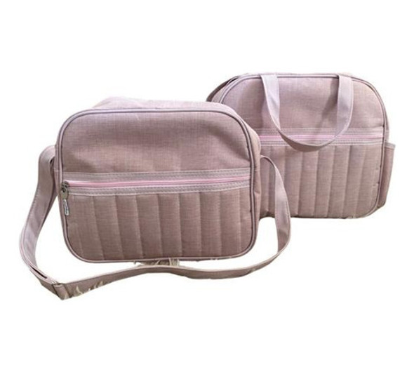 Kit 3 Bolsa / Mochila Maternidade Ajustavel Rosa Menina 1 Kit 3 Bolsa / Mochila Maternidade Ajustavel Rosa Menina 1