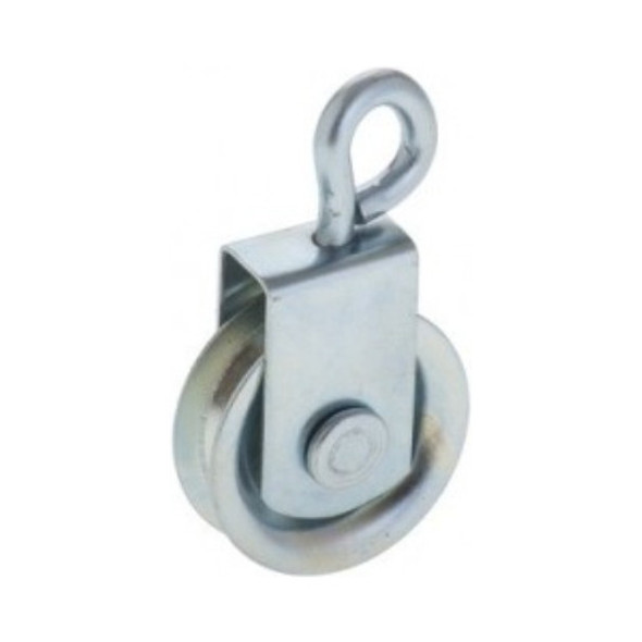 Polea Roldana 32mm Scogar X12 U Hierro Zincado Tender Ropa 0