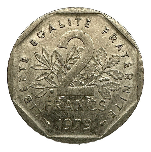 Francia - 2 Francos - Año 1979 - Km #942 - Sembradora 0