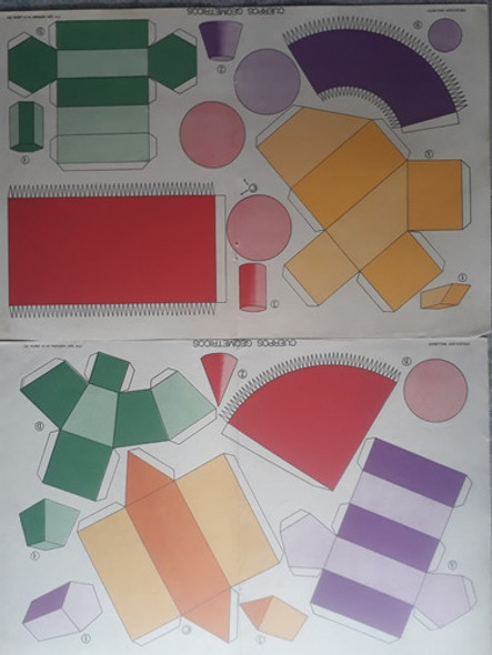 Lamina Colecciones Billiken Cuerpos Geometricos 2 Laminas 0