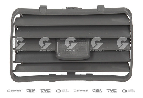 Rejilla Difusor Gris Entrada Aire Vw Gol 1999 Al 2005 0