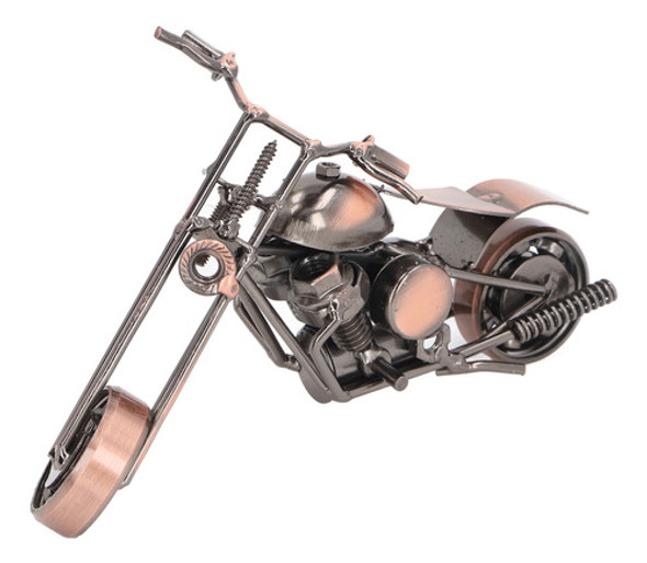 Ornamento Artístico De Motocicleta De Ferro Vintage Modelo D 1