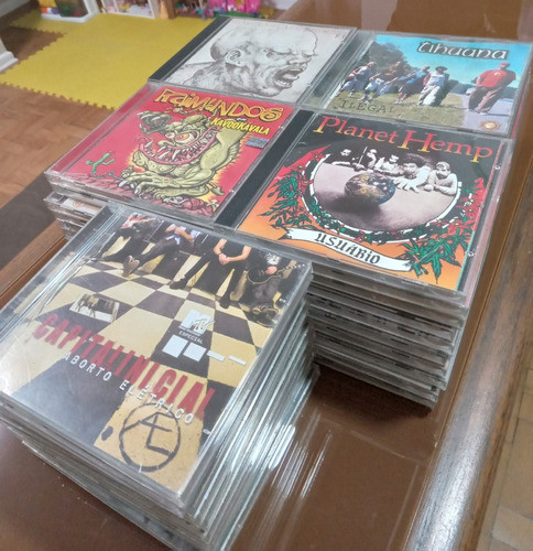 Pack Lote Com 50 Cds Rock Nacional 0