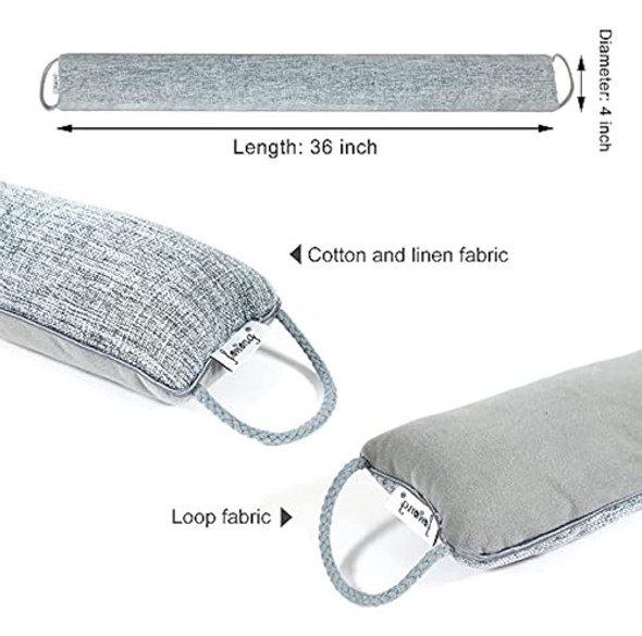 Fowong Door Draft Stopper 36 Pulgadas, Bloqueador De Ruido D 1