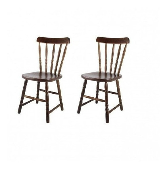Conjunto 2 Cadeiras Para Cozinha Assento Escavado Bf 0