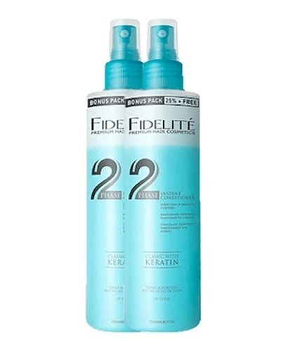 Desenredante Instantáneo Bi-fase Fidelite X 250 Ml Kit X3 1