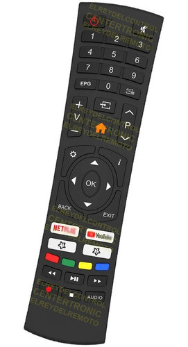 Control Remoto Kj4xtl005 Para Kanji Smart Tv 0