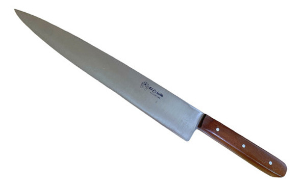 Cuchillo El Criollo Filo 30cm Cabo Madera Lomo 3mm Tandil 0