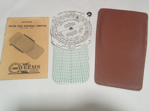 Antiguo Instrumento De Navegacion Aerea Dalton Type E 6 B 0