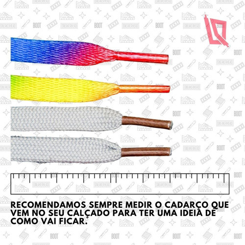 Par Cadarço Flat Tenis Air Force 1 - Vinho - 140cm 1