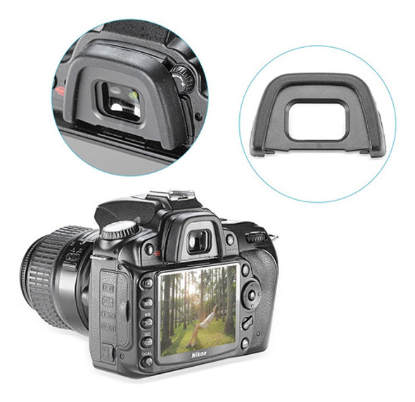 Ocular Eyecup Nikon Dk-23 D7200 D750 D80 D600 D610 D200 D300 0