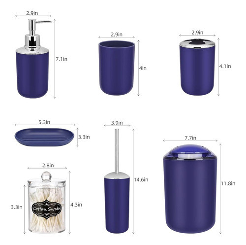 Juego De Accesorios De Baño Imavo - Juego De Accesorios De B 1