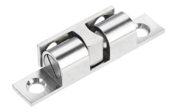 Retén Vaivén Doble Bola Niquel 49 Mm Traba Mueble Puerta 0