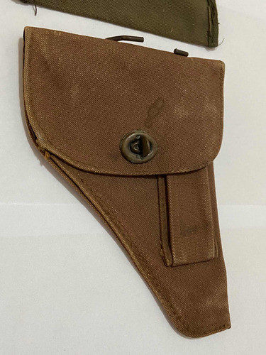 Antigo Porta Munições E Porta Coldre Porta Arma Militar 1